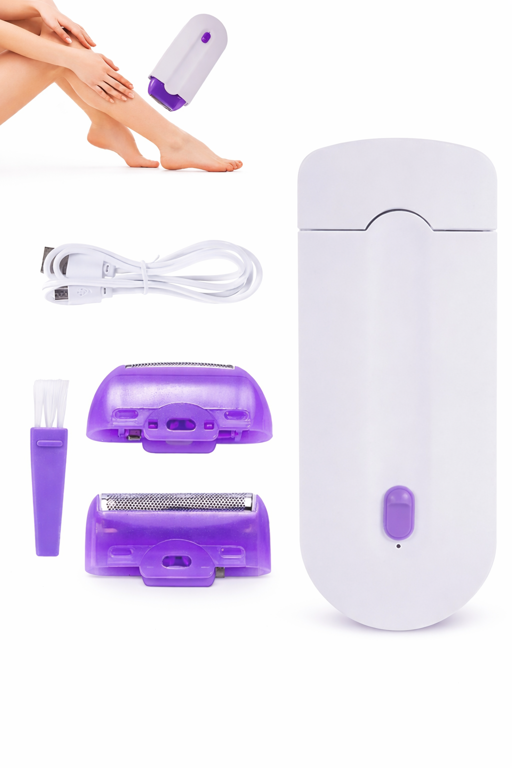 Depiladora Eléctrica + Crema Gratis y E-book Como Regalo Especial!