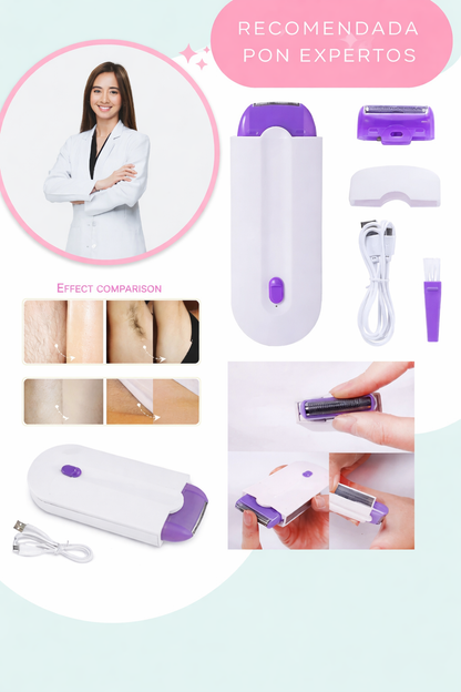 Depiladora Eléctrica + Crema Gratis y E-book Como Regalo Especial!