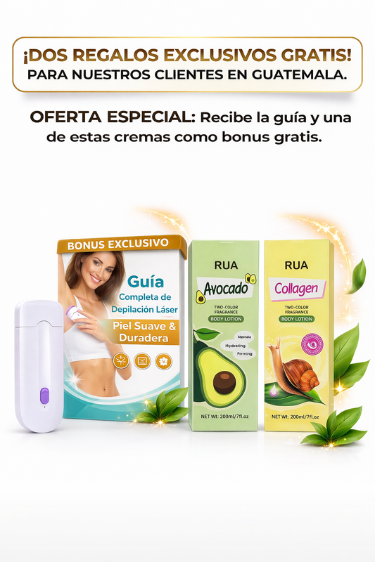 Depiladora Eléctrica + Crema Gratis y E-book Como Regalo Especial!