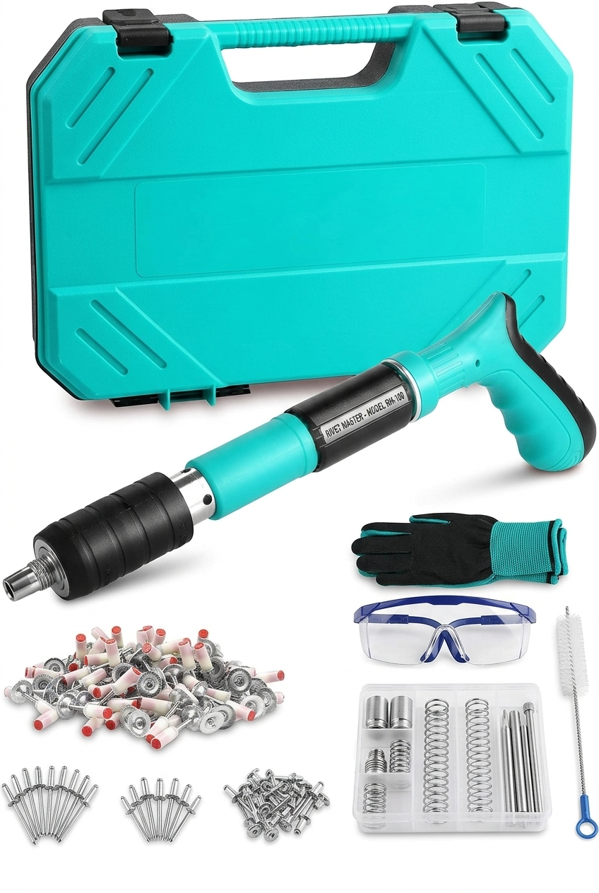 Pistola de Clavos Profesional Rivet Master + Guía GRATIS Rivet Master
