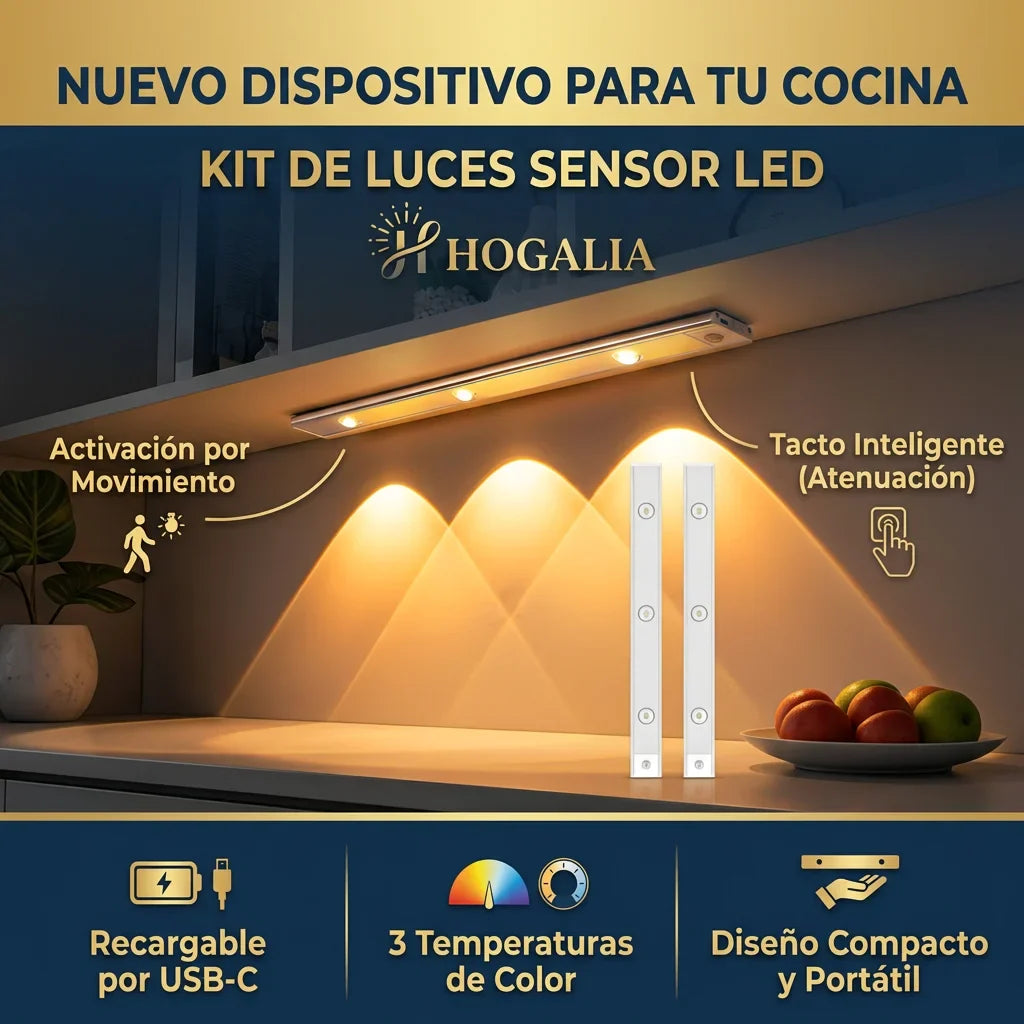 Luces Con Iluminación Sensorial LED
