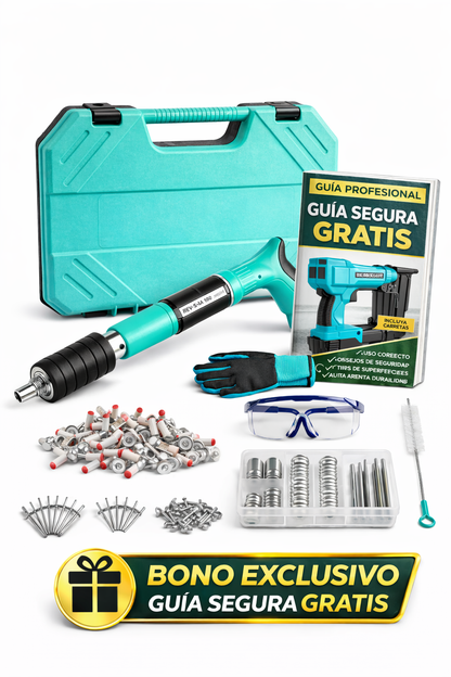 Pistola de Clavos Profesional Rivet Master + Guía GRATIS Rivet Master